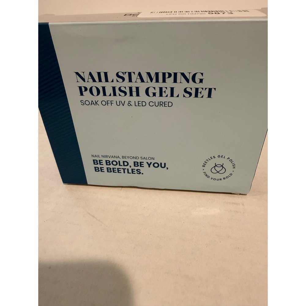 Beetles Nail Stamping Polish Gel Set Soak Off UV LED Cured Kit Sa003 Sa006